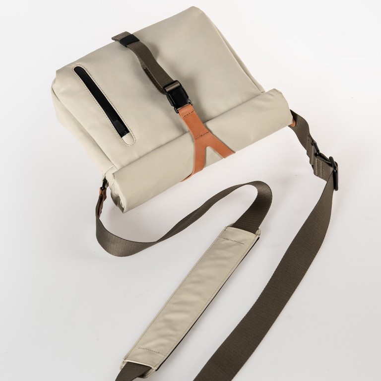 Umhängetasche Japan Re Seki erweiterbar, Farbe: schwarz, taupe/khaki, beige, Marke: Aunts & Uncles, Abmessungen in cm: 24x19x4, Bild 9 von 9