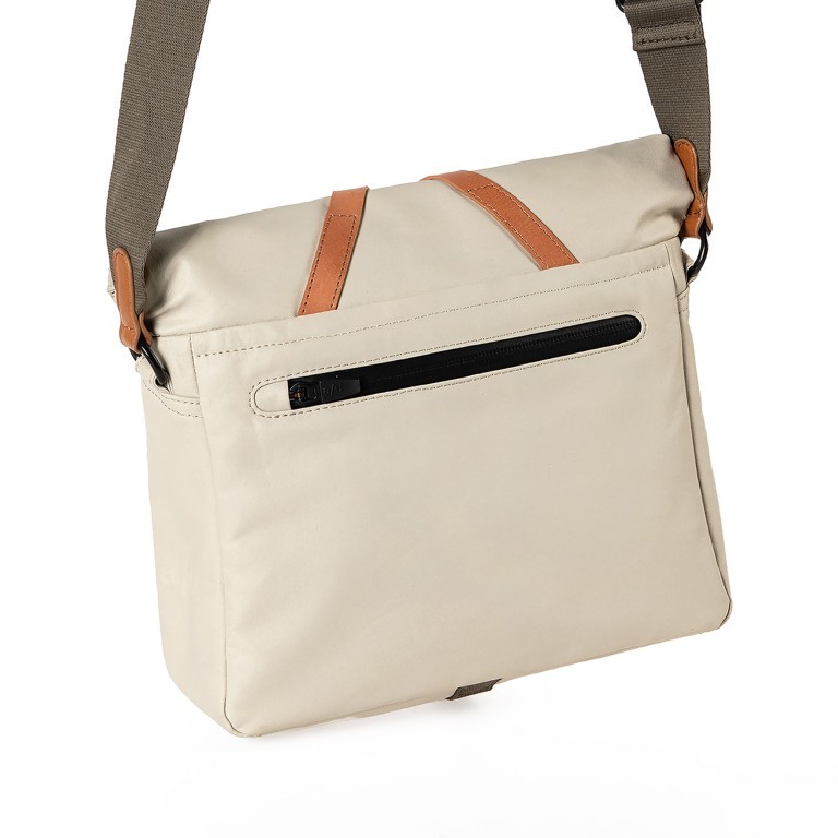 Umhängetasche Japan Re Seki erweiterbar, Farbe: schwarz, taupe/khaki, beige, Marke: Aunts & Uncles, Abmessungen in cm: 24x19x4, Bild 3 von 9