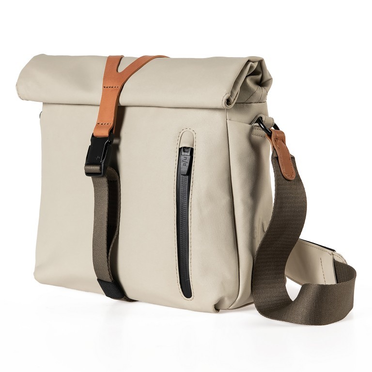 Umhängetasche Japan Re Seki erweiterbar, Farbe: schwarz, taupe/khaki, beige, Marke: Aunts & Uncles, Abmessungen in cm: 24x19x4, Bild 2 von 9