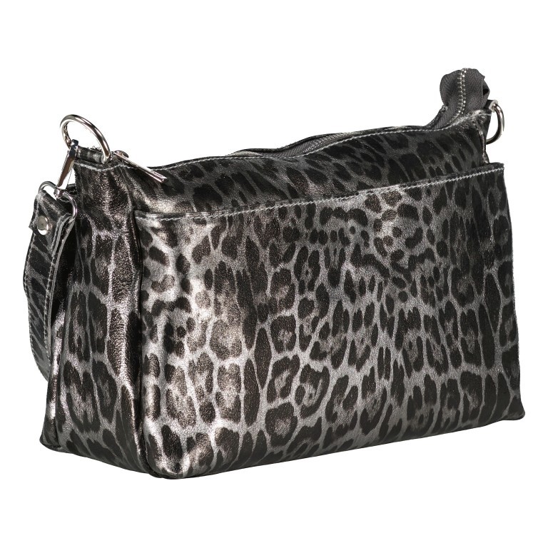 Umhängetasche Leoprint, Marke: Hausfelder Manufaktur, Abmessungen in cm: 26.5x17x11, Bild 2 von 8