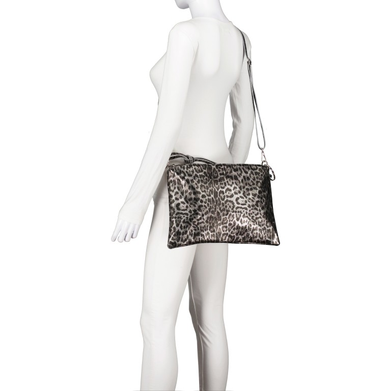 Umhängetasche Leoprint, Marke: Hausfelder Manufaktur, Abmessungen in cm: 35.5x25x1.2, Bild 6 von 7