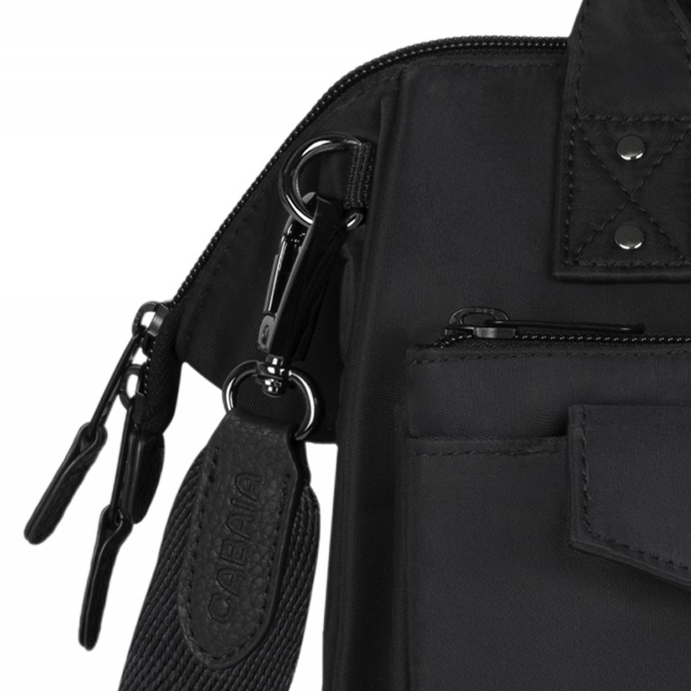 Umhängetasche Crossbody mit austauschbarer Fronttasche, Farbe: schwarz, blau/petrol, cognac, beige, Marke: Cabaia, Abmessungen in cm: 26x20x11, Bild 8 von 8