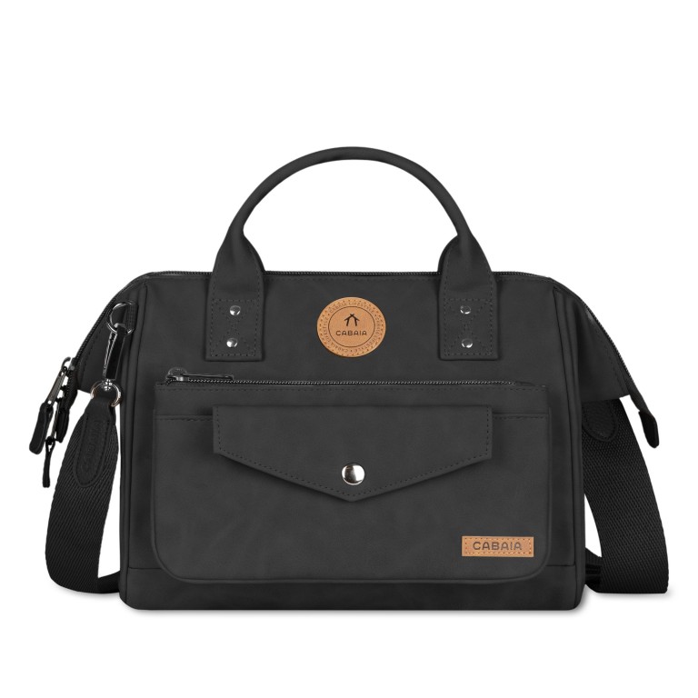 Umhängetasche Crossbody M, Farbe: anthrazit, rosa/pink, beige, Marke: Cabaia, Abmessungen in cm: 26x20x11, Bild 1 von 6