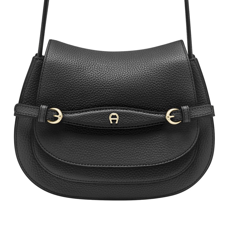Satteltasche Cavallo S, Farbe: schwarz, braun, Marke: AIGNER, Abmessungen in cm: 24x20x7.5, Bild 1 von 6