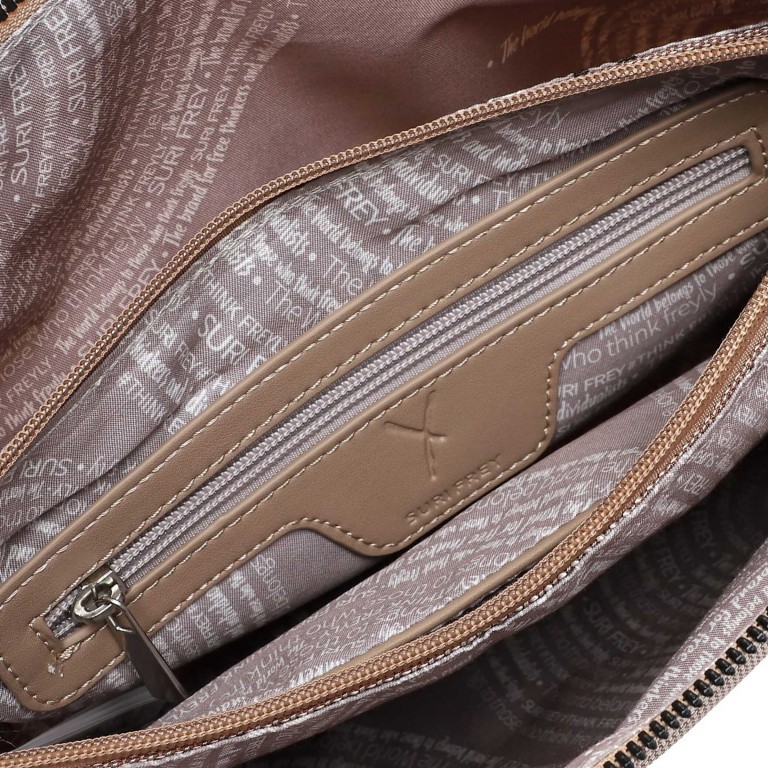 Umhängetasche Marry 18075, Farbe: blau/petrol, braun, grün/oliv, beige, Marke: Suri Frey, Abmessungen in cm: 31x22x7, Bild 4 von 5