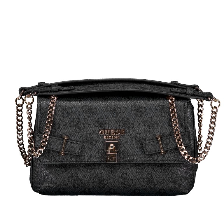 Umhängetasche Yesba 4G-Logo, Farbe: anthrazit, braun, Marke: Guess, Abmessungen in cm: 23.5x15x10.5, Bild 1 von 7