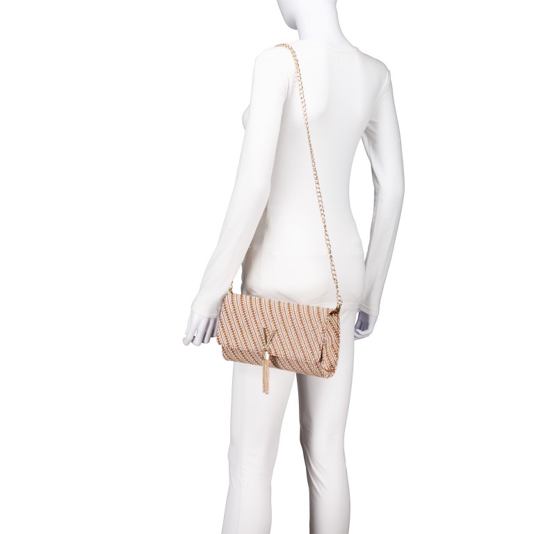 Umhängetasche / Clutch Divina Summer, Farbe: schwarz, cognac, Marke: Valentino Bags, Abmessungen in cm: 26.5x15.5x7, Bild 4 von 6