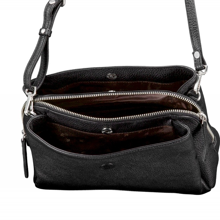 Umhängetasche, Marke: Hausfelder Manufaktur, Abmessungen in cm: 24x17.5x10.5, Bild 6 von 6