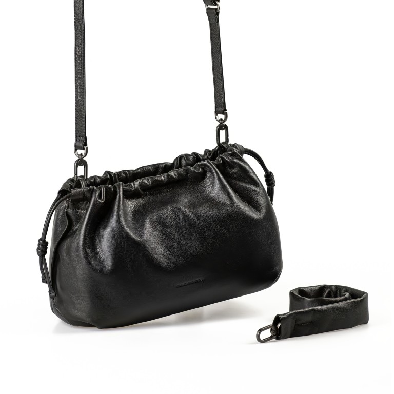 Umhängetasche Bohemian Vibes Bloom, Farbe: schwarz, blau/petrol, beige, Marke: Aunts & Uncles, Abmessungen in cm: 34x21x13, Bild 4 von 9