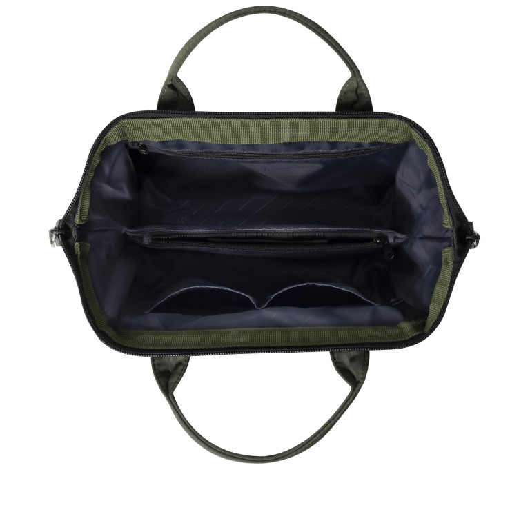 Umhängetasche Crossbody M mit austauschbarer Fronttasche, Farbe: blau/petrol, grün/oliv, Marke: Cabaia, Abmessungen in cm: 26x20x14, Bild 2 von 6