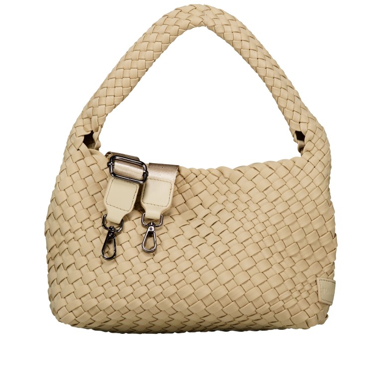 Umhängetasche Ines mit herausnehmbarem Etui, Farbe: schwarz, blau/petrol, beige, Marke: blingberlin, Abmessungen in cm: 24.5x17x9.5, Bild 2 von 9