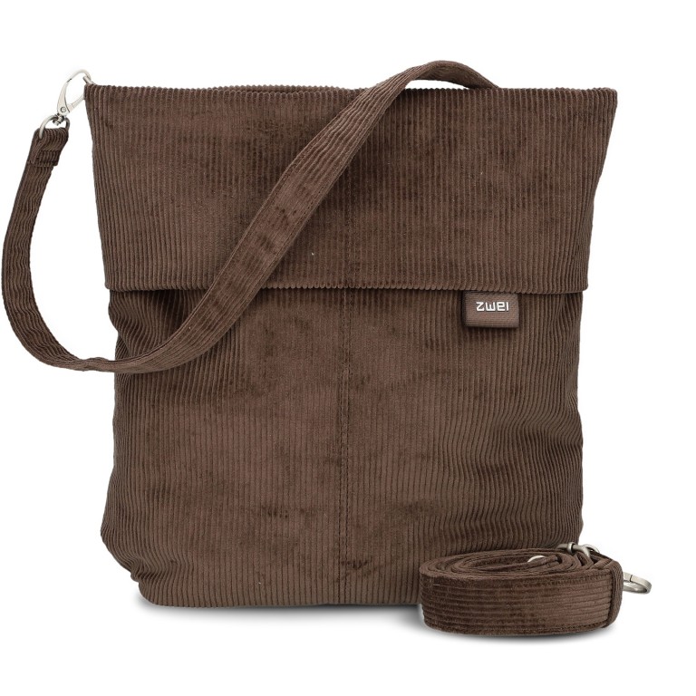Umhängetasche Mademoiselle M12 Cord, Farbe: braun, beige, Marke: Zwei, Abmessungen in cm: 31x32x13, Bild 1 von 7