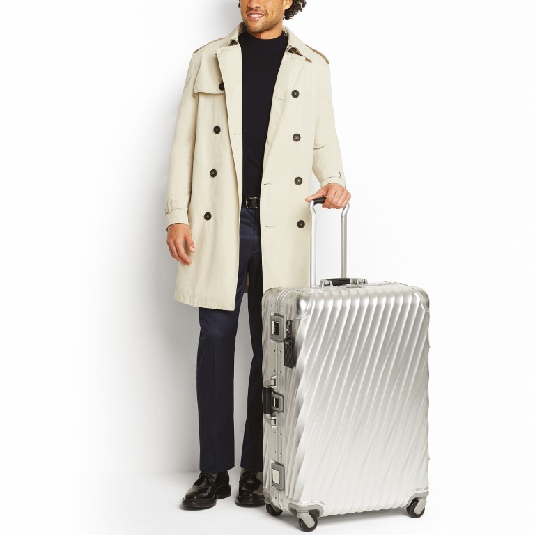 Koffer 19Degree Extended Trip Packing 4-Rollen 77,5 cm Texture Silver, Farbe: grau, Marke: Tumi, EAN: 0742315534701, Abmessungen in cm: 52x77.5x28, Bild 3 von 6