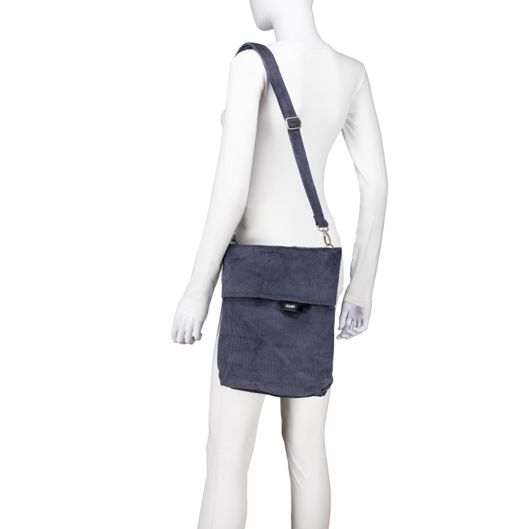 Umhängetasche Mademoiselle M12 Cord Polar, Farbe: blau/petrol, Marke: Zwei, EAN: 4250257940185, Abmessungen in cm: 31x32x13, Bild 6 von 8