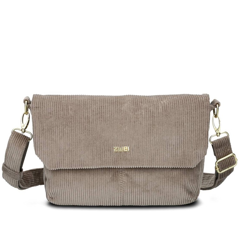 Umhängetasche Mademoiselle M60 Cord Mocca, Farbe: taupe/khaki, Marke: Zwei, EAN: 4250257940239, Abmessungen in cm: 33x19x10, Bild 1 von 7