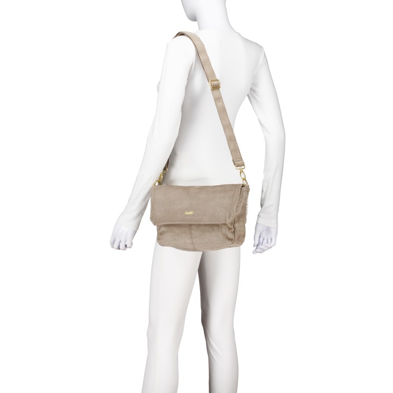 Umhängetasche Mademoiselle M60 Cord Mocca, Farbe: taupe/khaki, Marke: Zwei, EAN: 4250257940239, Abmessungen in cm: 33x19x10, Bild 5 von 7