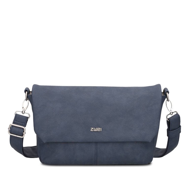 Umhängetasche Mademoiselle M60 Nubuk Blue, Farbe: blau/petrol, Marke: Zwei, EAN: 4250257935136, Abmessungen in cm: 33x19x10, Bild 1 von 8