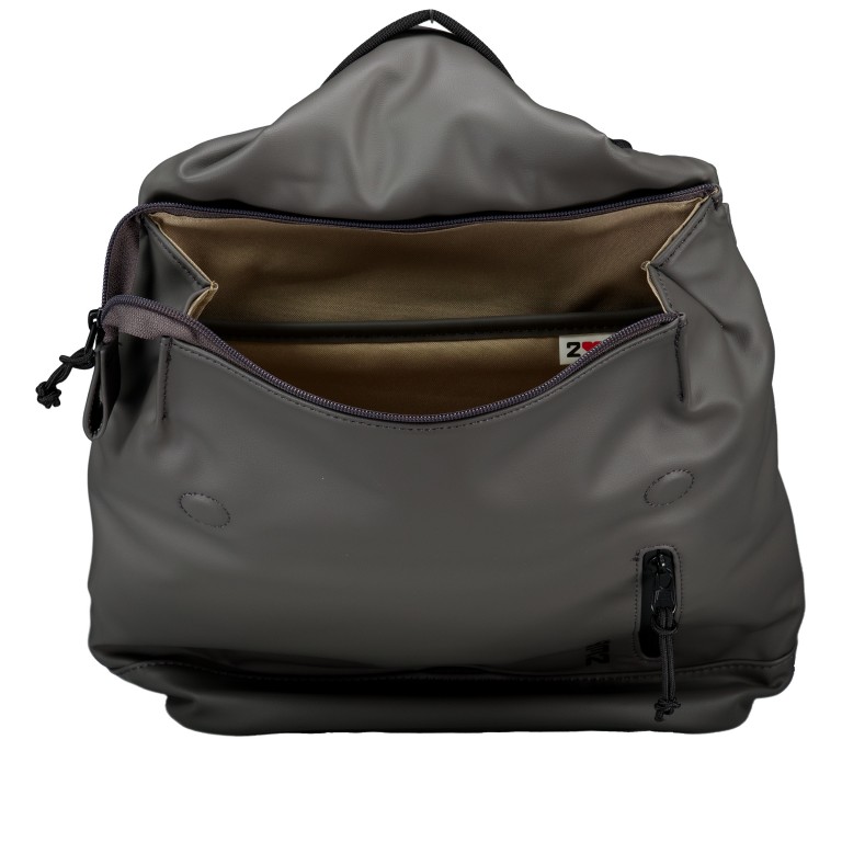 Rucksack CAR130 mit Laptopfach 13 Zoll Stone, Farbe: grau, Marke: Zwei, EAN: 4250257929722, Abmessungen in cm: 26x37x15, Bild 5 von 5