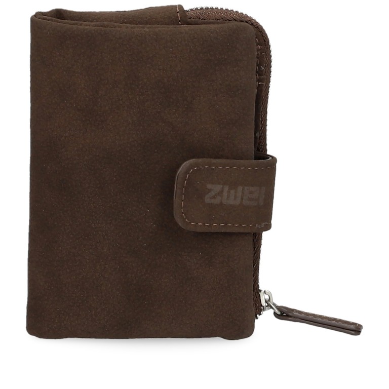 Geldbörse Mademoiselle Wallet MW5 Nubuk Espresso, Farbe: braun, Marke: Zwei, EAN: 4250257942158, Abmessungen in cm: 10x13x3, Bild 1 von 6