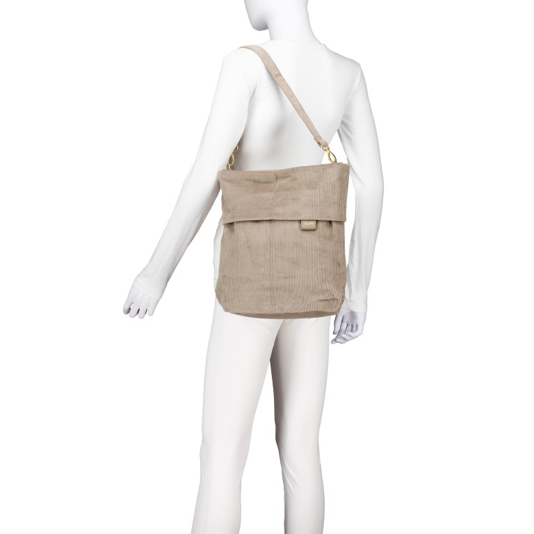 Umhängetasche Mademoiselle M12 Cord Mocca, Farbe: taupe/khaki, Marke: Zwei, EAN: 4250257940178, Abmessungen in cm: 31x32x13, Bild 5 von 8