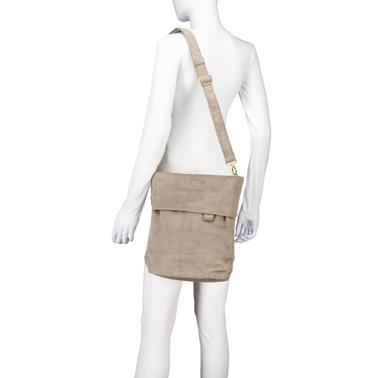 Umhängetasche Mademoiselle M12 Cord Mocca, Farbe: taupe/khaki, Marke: Zwei, EAN: 4250257940178, Abmessungen in cm: 31x32x13, Bild 6 von 8