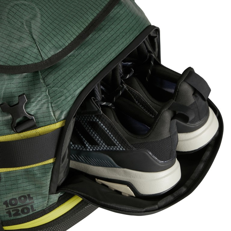 Reisetasche Outtrax Duffle L expandable Forest Green, Farbe: grün/oliv, Marke: Samsonite, EAN: 5400520386649, Abmessungen in cm: 69x33x43, Bild 12 von 16