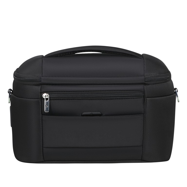 Kosmetikkoffer Re-Lite Beauty Case Black, Farbe: schwarz, Marke: Samsonite, EAN: 5400520325037, Abmessungen in cm: 35x23x21, Bild 4 von 16