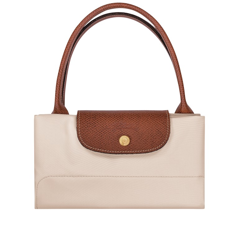 Handtasche Le Pliage L Papier, Farbe: beige, Marke: Longchamp, EAN: 3597922910014, Abmessungen in cm: 33x25x18, Bild 7 von 8