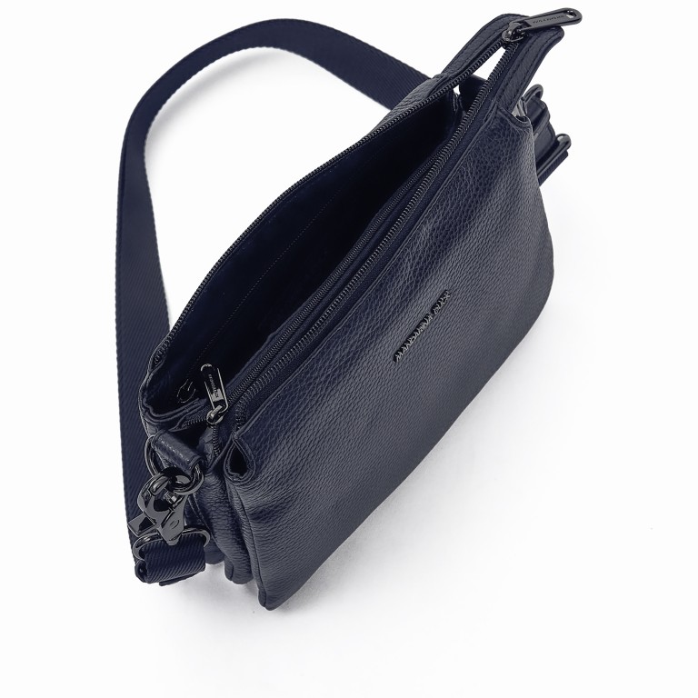 Umhängetasche Mellow Leather FZT82 Dress Blue, Farbe: blau/petrol, Marke: Mandarina Duck, EAN: 8032803787446, Abmessungen in cm: 23x15.5x5, Bild 6 von 6