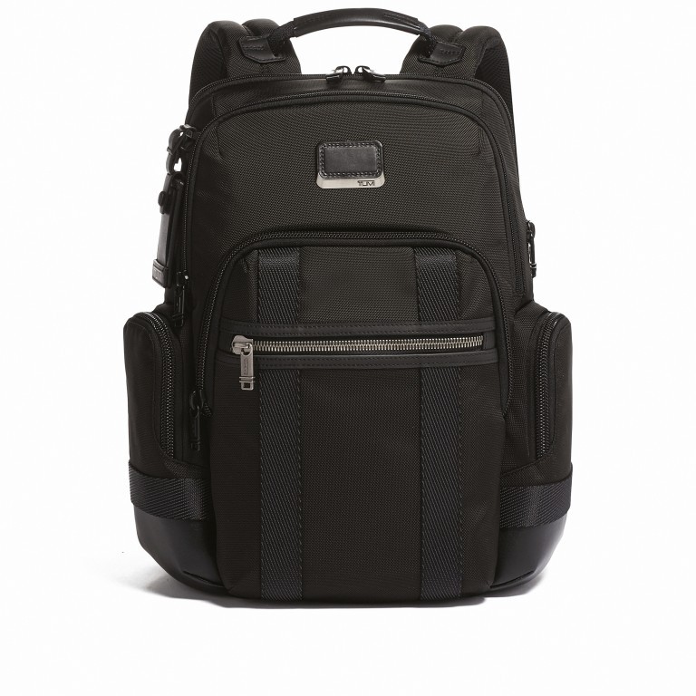 Rucksack Alpha Bravo Nathan Black, Farbe: schwarz, Marke: Tumi, EAN: 0742315550985, Abmessungen in cm: 35.5x40.5x17, Bild 1 von 8