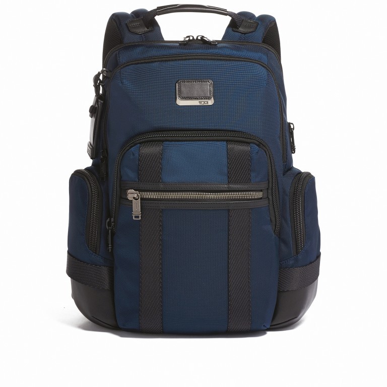 Rucksack Alpha Bravo Nathan Navy, Farbe: blau/petrol, Marke: Tumi, EAN: 0742315550992, Abmessungen in cm: 35.5x40.5x17, Bild 1 von 8