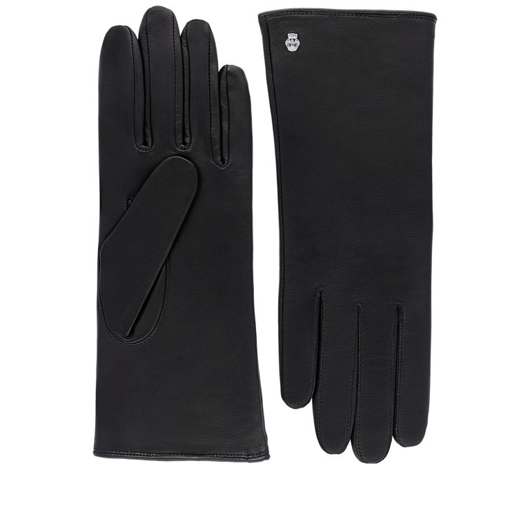 Handschuhe Hamburg Damen Leder Wollfutter Größe 7 Black, Farbe: schwarz, Marke: Roeckl, EAN: 4003661187871, Bild 1 von 1