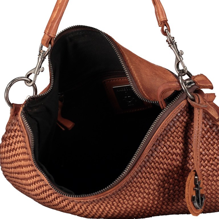 Beuteltasche Soft-Weaving Maureen B3.9811 Sweet Caramel, Farbe: cognac, Marke: Harbour 2nd, EAN: 4046478055568, Abmessungen in cm: 36x29x10.5, Bild 8 von 9