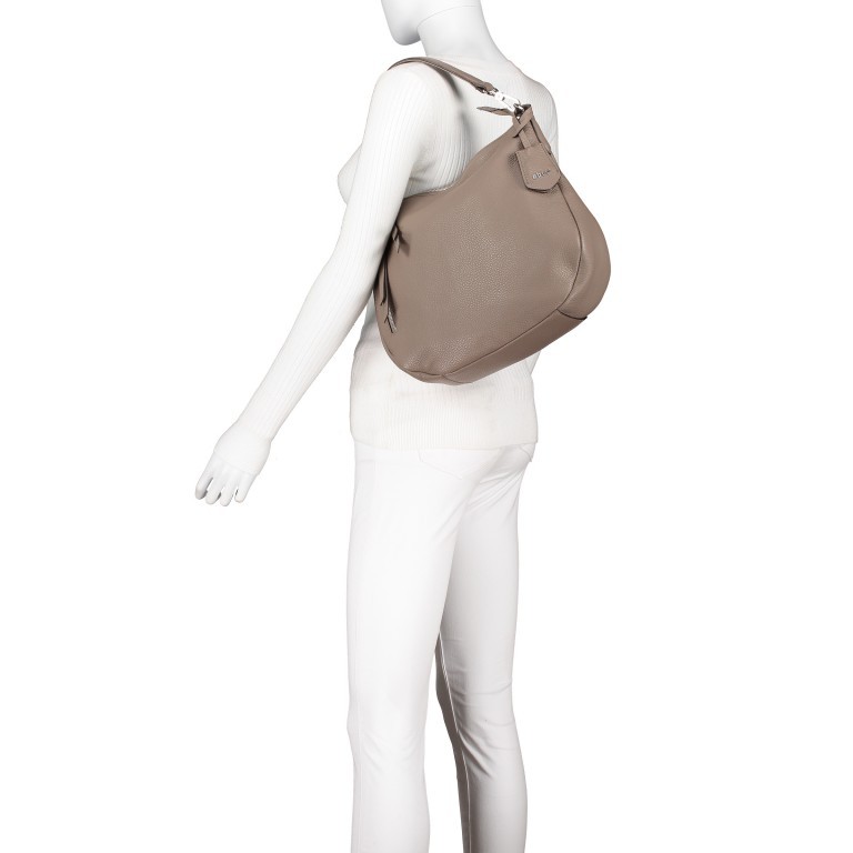 Handtasche Adria Juna Taupe, Farbe: taupe/khaki, Marke: Abro, EAN: 4061724485760, Abmessungen in cm: 32x27x10, Bild 5 von 9