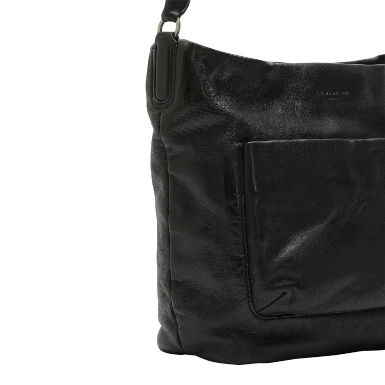 Beuteltasche Basic Ever Black, Farbe: schwarz, Marke: Liebeskind Berlin, EAN: 4064657273800, Abmessungen in cm: 45x39x15, Bild 5 von 5