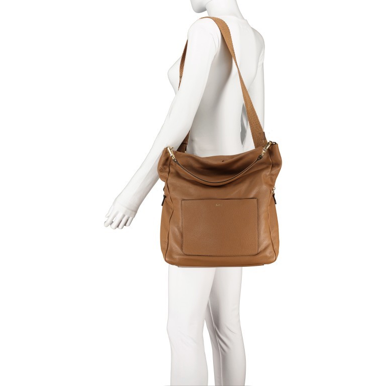 Beuteltasche Dalia Raquel L Sahara, Farbe: beige, Marke: Abro, EAN: 4061724731812, Abmessungen in cm: 31x35x14, Bild 5 von 7