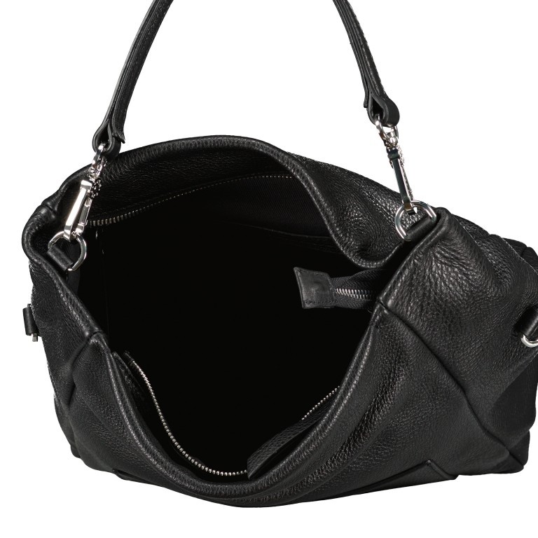 Beuteltasche Dalia Raquel S Black Nickel, Farbe: schwarz, Marke: Abro, EAN: 4067278106793, Abmessungen in cm: 26.5x31x12.5, Bild 7 von 7