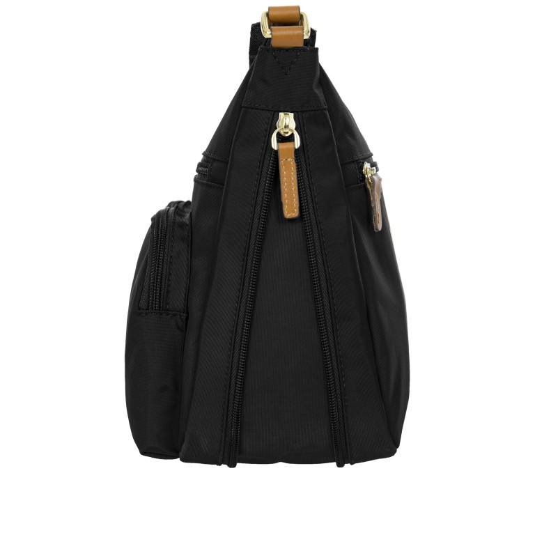 Umhängetasche X-BAG & X-Travel, Farbe: schwarz, grau, blau/petrol, braun, grün/oliv, rot/weinrot, orange, Marke: Brics, Abmessungen in cm: 34x24x8, Bild 3 von 7