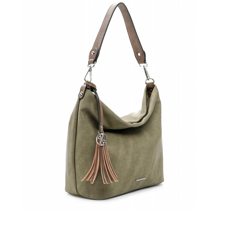 Tasche Elke Bag in Bag zweiteiliges Set Khaki, Farbe: taupe/khaki, Marke: Emily & Noah, EAN: 4049391349875, Bild 3 von 5