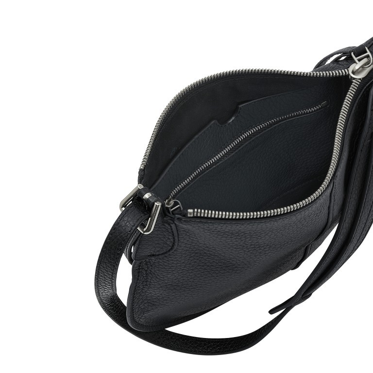 Beuteltasche Heavy Pebble Naomi Hobo S Black, Farbe: schwarz, Marke: Liebeskind Berlin, EAN: 4064657011563, Abmessungen in cm: 30x23x0.5, Bild 4 von 5