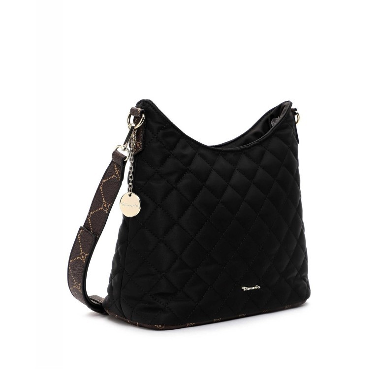 Beuteltasche Jennifer Black, Farbe: schwarz, Marke: Tamaris, EAN: 4063512071469, Abmessungen in cm: 28x27x13, Bild 2 von 5