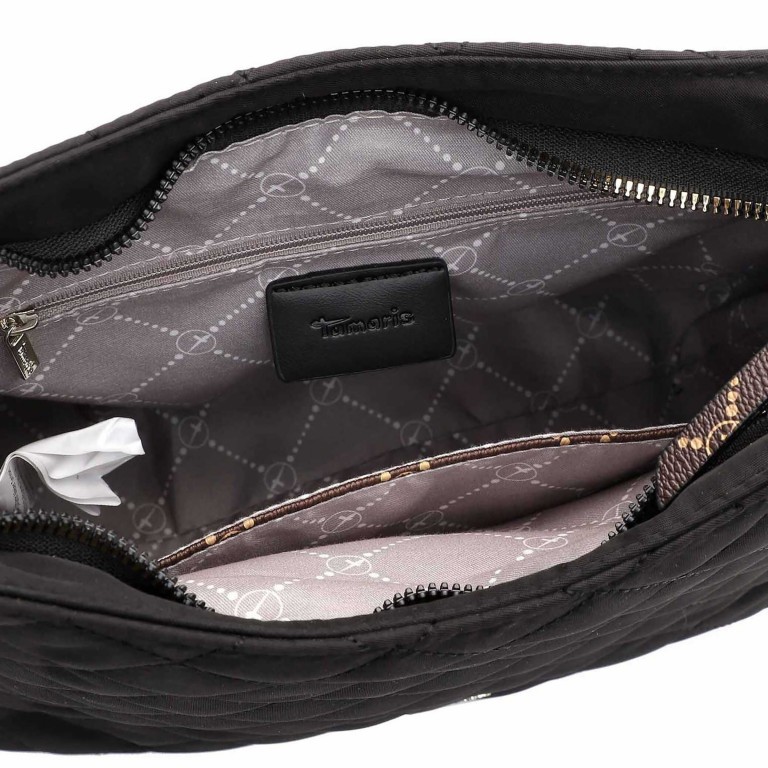 Beuteltasche Jennifer Black, Farbe: schwarz, Marke: Tamaris, EAN: 4063512071469, Abmessungen in cm: 28x27x13, Bild 4 von 5
