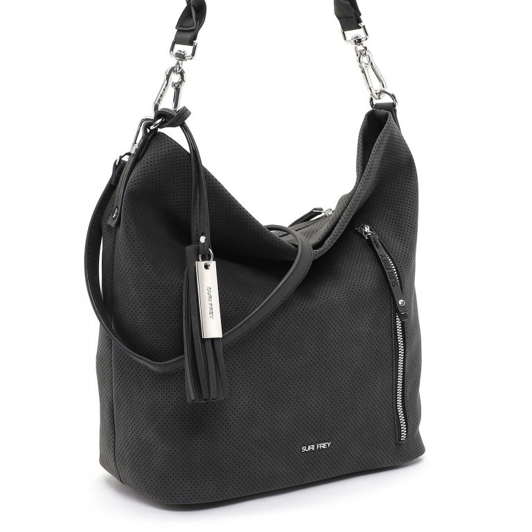 Beuteltasche Steffy 13513 Black, Farbe: schwarz, Marke: Suri Frey, EAN: 4056185168567, Abmessungen in cm: 35x32x16, Bild 8 von 8