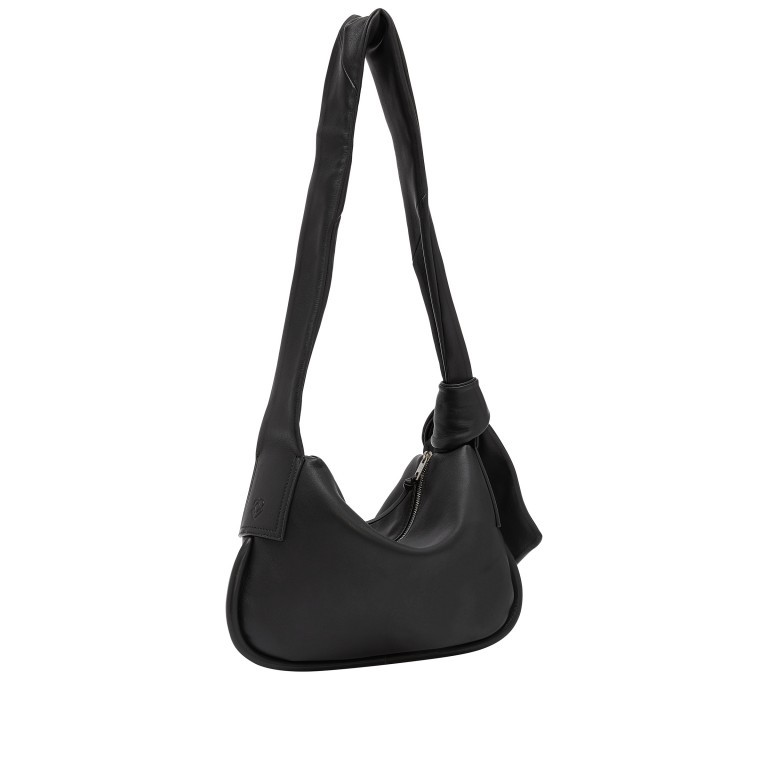 Beuteltasche Erin Hobo M Black, Farbe: schwarz, Marke: Liebeskind Berlin, EAN: 4064657036047, Abmessungen in cm: 38.5x26x6.5, Bild 2 von 5