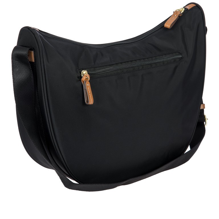 Beuteltasche X-BAG & X-Travel Halfmoon Bag, Farbe: schwarz, blau/petrol, braun, grün/oliv, orange, Marke: Brics, Abmessungen in cm: 35x28x12, Bild 4 von 7