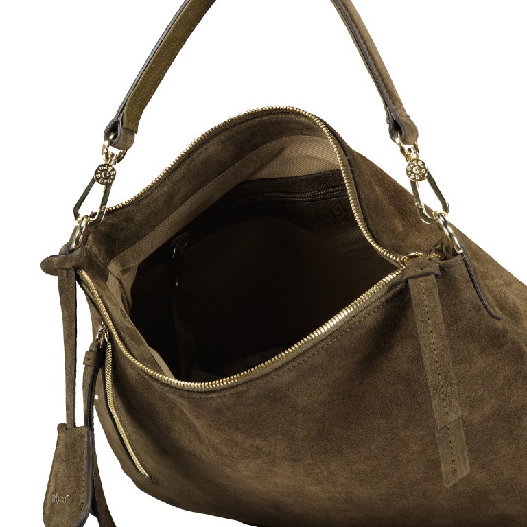 Beuteltasche Kaleido Juna S Military, Farbe: taupe/khaki, Marke: Abro, EAN: 4061724928694, Abmessungen in cm: 33x29x9.5, Bild 8 von 8