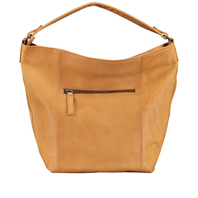 Beuteltasche Waxy Braun, Farbe: braun, Marke: Hausfelder Manufaktur, EAN: 4065646011564, Abmessungen in cm: 27x31x12.5, Bild 3 von 5