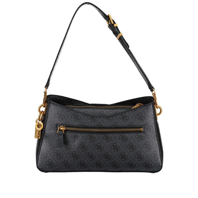 Beuteltasche Ginevra Logo Coal Logo, Farbe: anthrazit, Marke: Guess, EAN: 0190231673194, Abmessungen in cm: 27.5x17.5x8, Bild 3 von 6