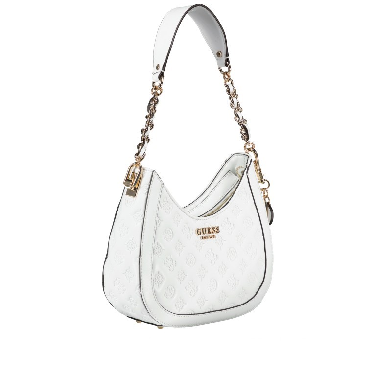 Beuteltasche Abey White, Farbe: weiß, Marke: Guess, EAN: 0190231669692, Abmessungen in cm: 24x21x8, Bild 2 von 6