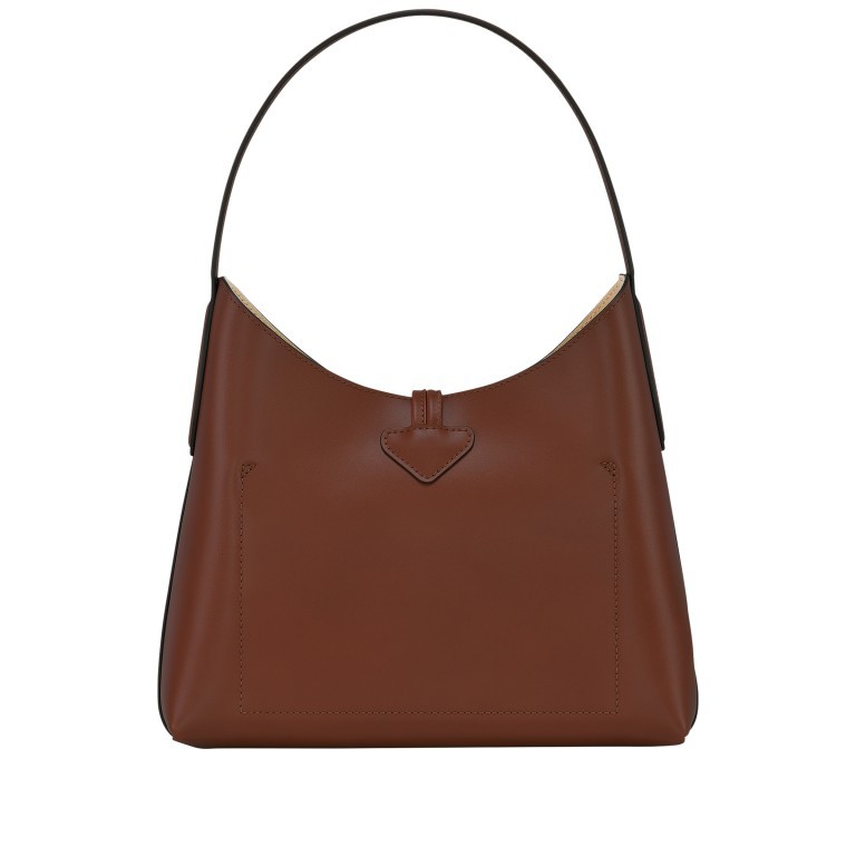 Beuteltasche Roseau Shopper M Grün, Farbe: grün/oliv, Marke: Longchamp, EAN: 3597922271634, Abmessungen in cm: 27x25x11, Bild 3 von 6